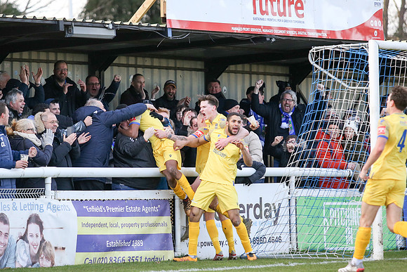 Enfield Town v Bishop's Stortford - Isthmian League Premier division - 12th February 2022