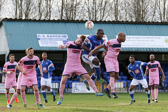 Tonbridge Angels v Dulwich Hamlet - Ryman League Premier Division - 18th March 2017