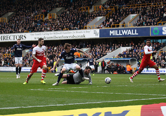 Millwall v Charlton AthleticSky Bet Championship3/04/2015.