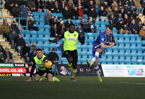 Gillingham v Oldham AthleticSky Bet League 124/01/2015.