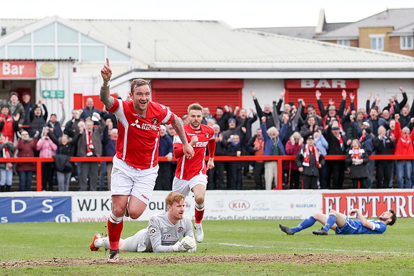 Ebbsfleet United v Chelmsford City - Vanarama National League South - 09/04/2016