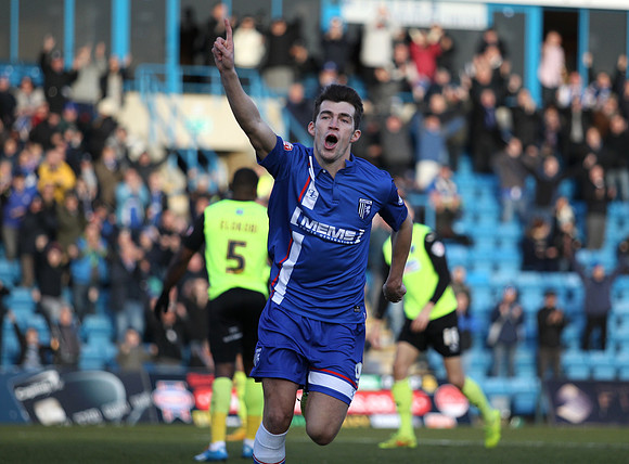 Gillingham v Oldham AthleticSky Bet League 124/01/2015.