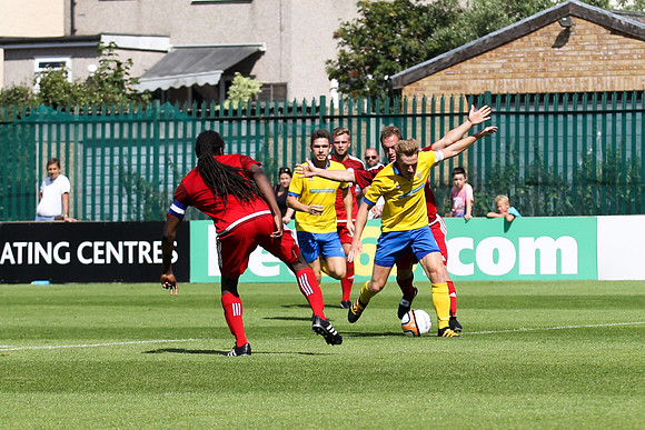 Beckenham Town v Lancing - Emirates FA Cup - 06/08/2016
