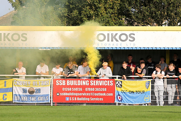 Canvey Island v Coggeshall Town - FA Trophy - 25th September 202