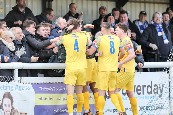 Enfield Town v Bishop's Stortford - Isthmian League Premier divi