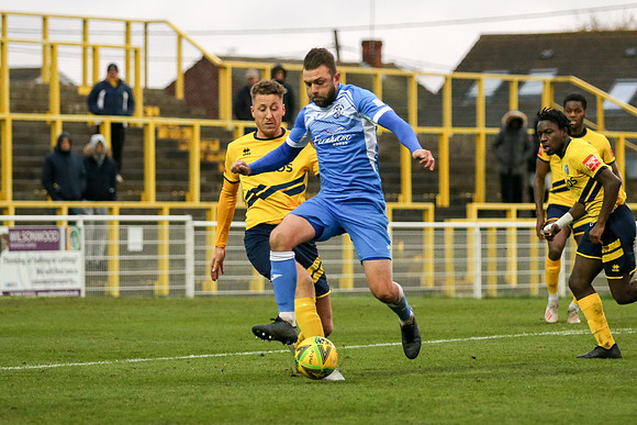 Canvey Island v Tonbridge Angels - FA Trophy - 27th November 202