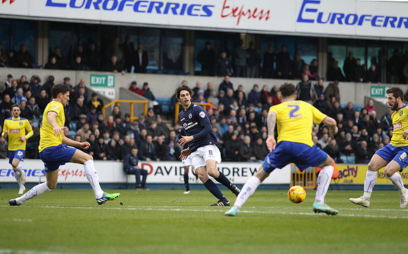 Millwall v Huddersfield TownSky Bet Championship7/02/2015.