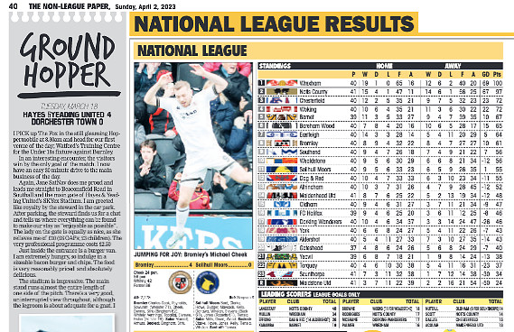 Non League Paper - 2nd April 2023