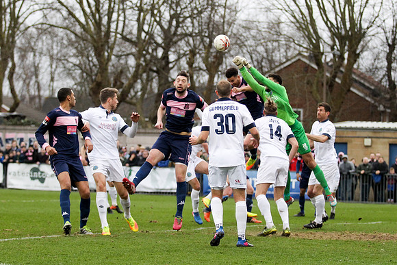 Dulwich Hamlet v Macclesfield Town - FA Trophy - 25/02/2017