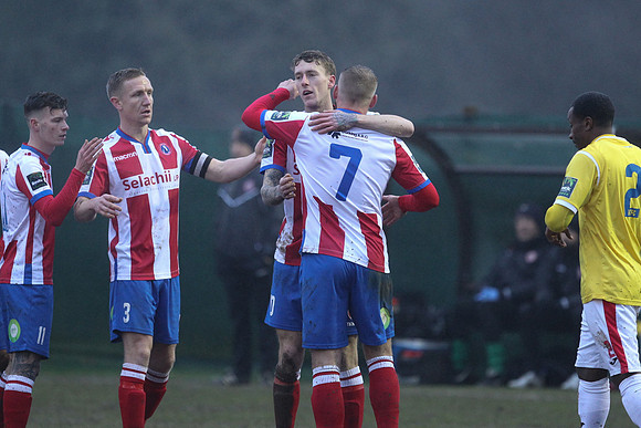 Dorking Wanderers v Harlow Town - Bostik League Premier Division - 20th January 2018