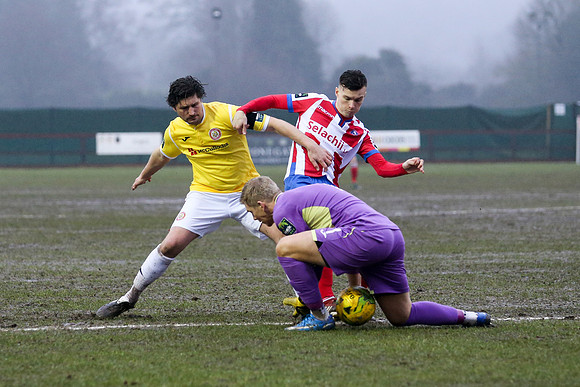 Dorking Wanderers v Harlow Town - Bostik League Premier Division