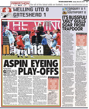 Non League Paper - 20th March 2016