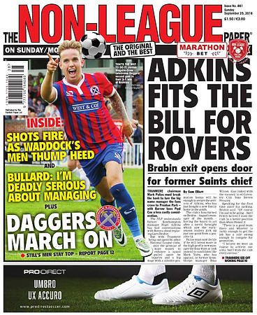 Non League Paper - 25th September 2016
