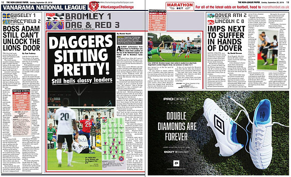 Non League Paper - 25th September 2016