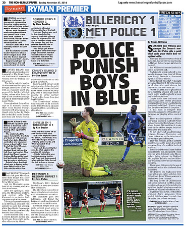 Non League Paper - 27th November 2016