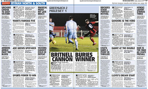 Non League Paper - 8th January 2017