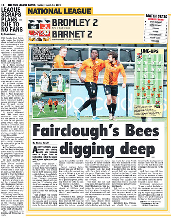 Non League Paper - 14th March 2021