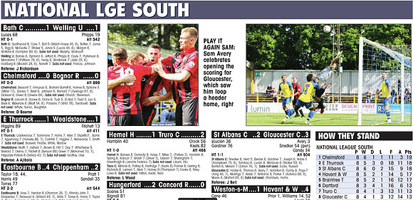 Non League Paper - 3rd September 2017