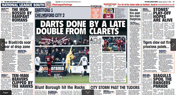 Non League Paper - 11th February 2018