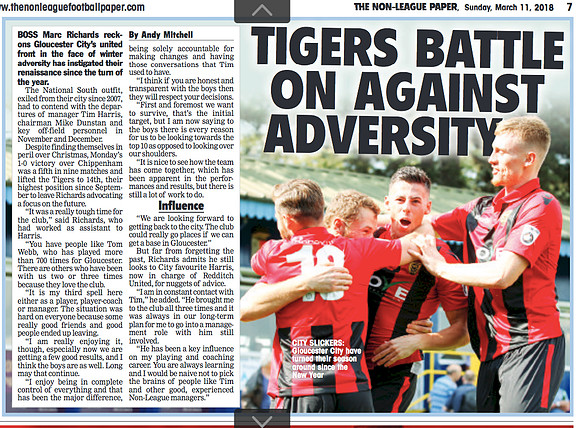 Non League Paper - 11th March 2018