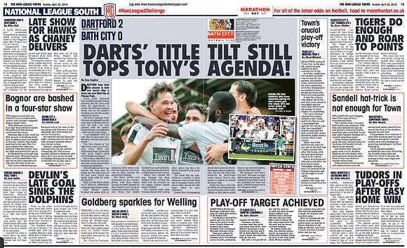 Non League Paper - 22nd April 2018