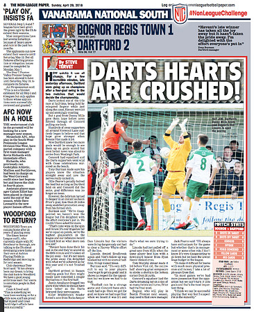 Non League Paper - 29th April 2018