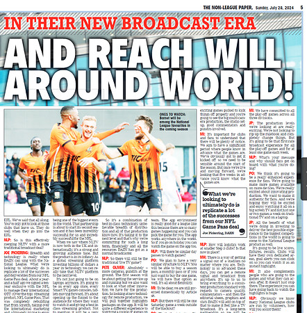 Non League Paper - 28th July 2024