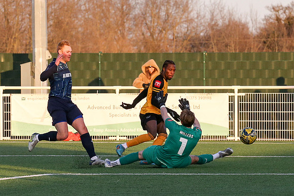 Aveley v Cray Wanderers - Isthmian League Premier division - 21st January 2023