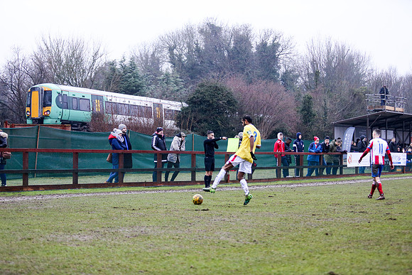 Dorking Wanderers v Harlow Town - Bostik League Premier Division