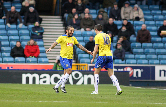Millwall v Huddersfield TownSky Bet Championship7/02/2015.