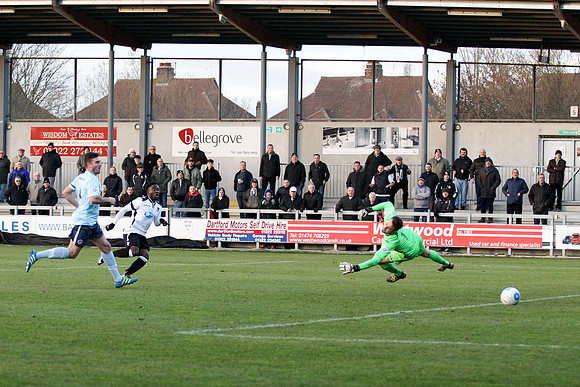 Dartford v Poole Town - Vanarama National League South - 03/12/2