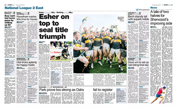 The Rugby Paper - 14th April 2024
