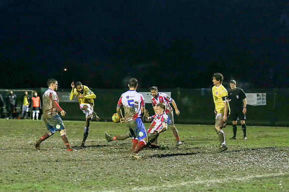 Dorking Wanderers v Harlow Town - Bostik League Premier Division - 20th January 2018