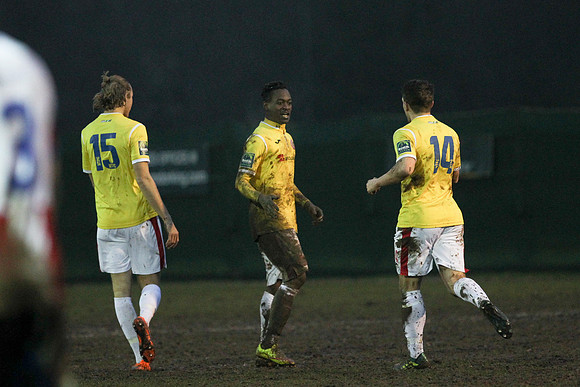 Dorking Wanderers v Harlow Town - Bostik League Premier Division - 20th January 2018