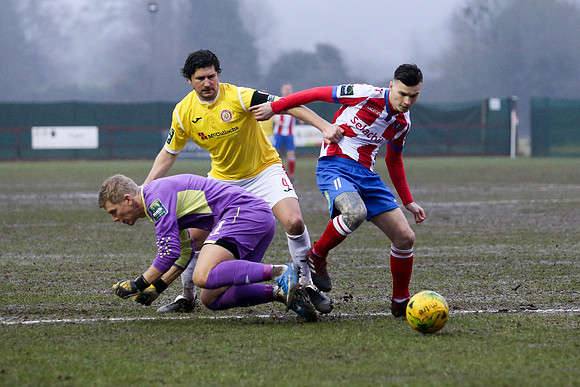 Dorking Wanderers v Harlow Town - Bostik League Premier Division