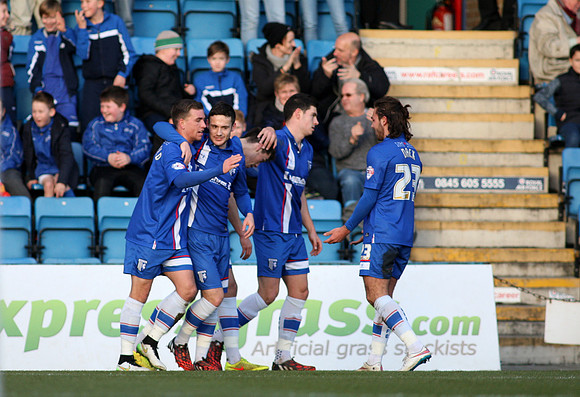Gillingham v Oldham AthleticSky Bet League 124/01/2015.
