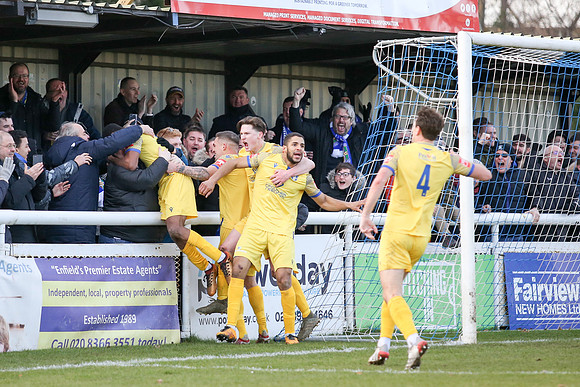Enfield Town v Bishop's Stortford - Isthmian League Premier division - 12th February 2022