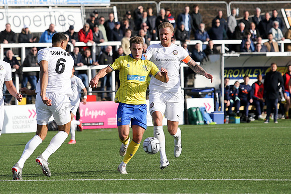 Bromley v Solihull Moors - FA Trophy QF - 12th March 2022