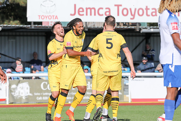 Enfield Town v Chesham - FA Trophy - 8th October 2022