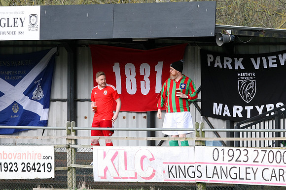 Kings Langley v Merthyr Town - Evo-Stik Southern League Premier