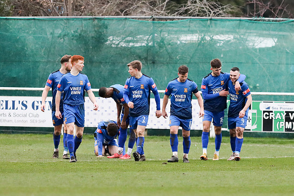 Cray Valley PM v Three Bridges - Isthmian League South East division - 5th March 2022