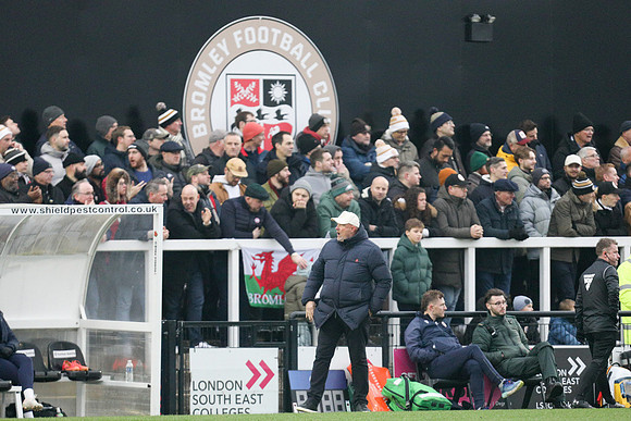 Bromley v Colchester United - League 2 - 18-01-25