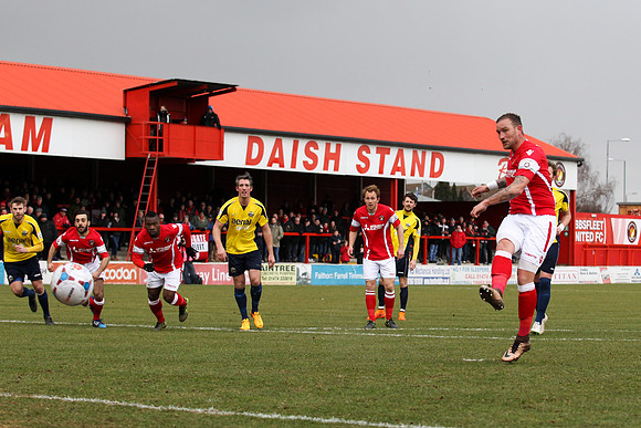 Ebbsfleet United v Gosport Borough - Vanarama National League South - 05/03/2016
