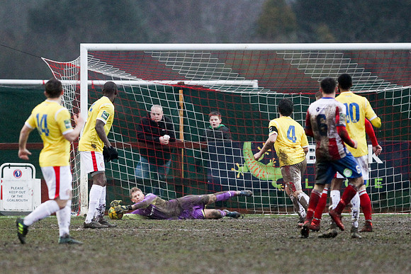 Dorking Wanderers v Harlow Town - Bostik League Premier Division