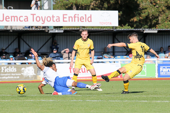 Enfield Town v Chesham - FA Trophy - 8th October 2022