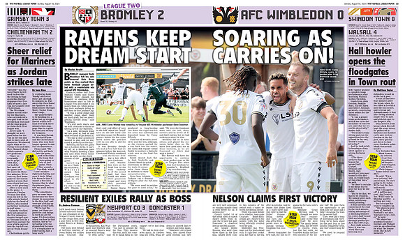 Football League Paper - 18th August 2024
