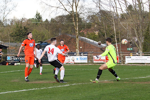 Kings Langley v Merthyr Town - Evo-Stik Southern League Premier
