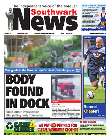 Southwark News 4th July 2014