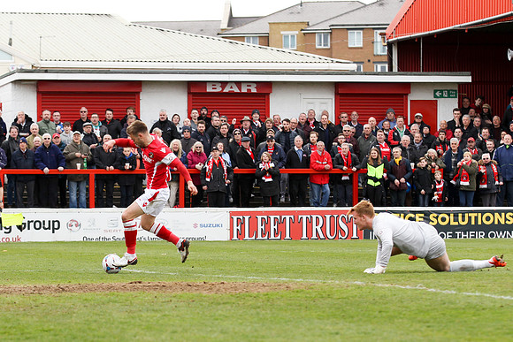 Ebbsfleet United v Chelmsford City - Vanarama National League South - 09/04/2016