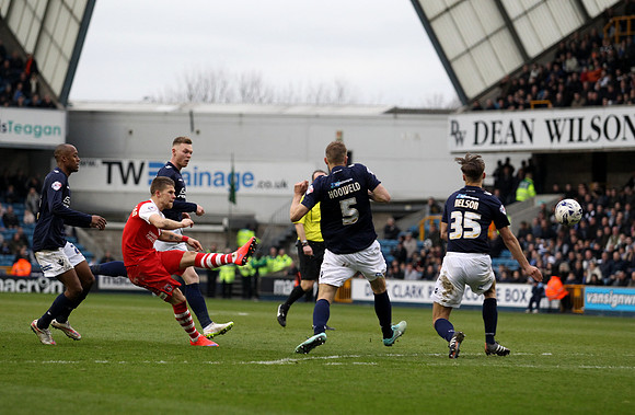 Millwall v Charlton AthleticSky Bet Championship3/04/2015.